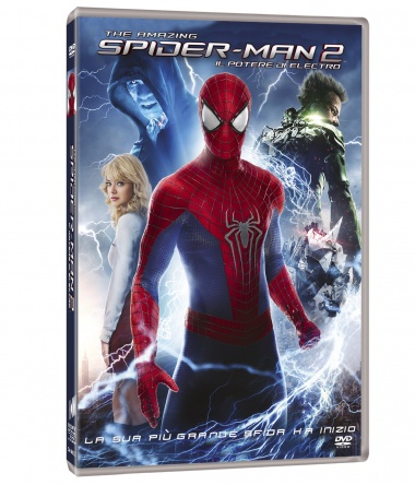 Locandina italiana DVD e BLU RAY The Amazing Spider-Man 2: il potere di Electro 