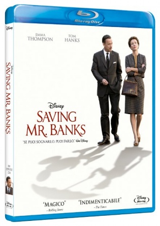 Locandina italiana DVD e BLU RAY Saving Mr. Banks 