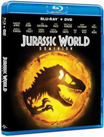 Locandina italiana DVD e BLU RAY Jurassic World: Il dominio 