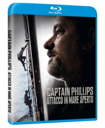 Locandina italiana DVD e BLU RAY Captain Phillips - Attacco in mare aperto 