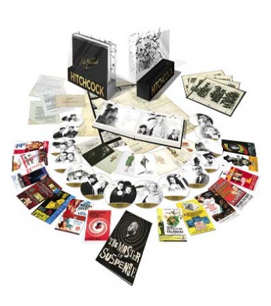 Locandina italiana DVD e BLU RAY Hitchcock - The Masterpiece Collection 