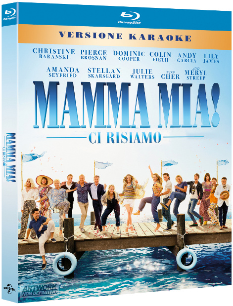 Risultati immagini per MAMMA MIA! CI RISIAMO in DVD, BLU-RAYâ¢, 4K ULTRA HD E DIGITAL HD