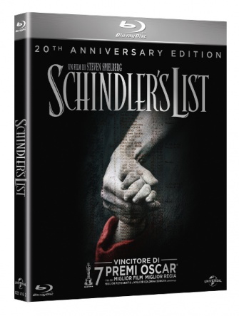 Locandina italiana DVD e BLU RAY Schindler's List - La lista di Schindler 