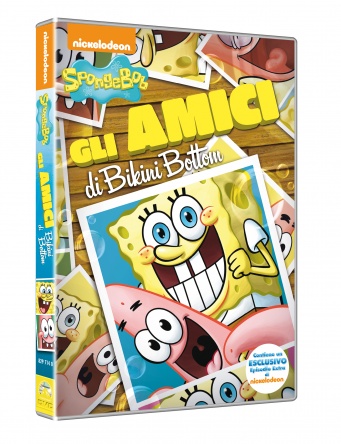 Locandina italiana DVD e BLU RAY Spongebob e gli amici di Bikini Bottom 