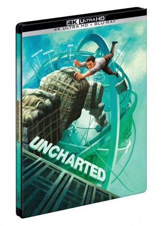 Locandina italiana DVD e BLU RAY Uncharted 