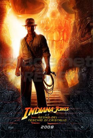 Locandina italiana Indiana Jones e il Regno del Teschio di Cristallo 