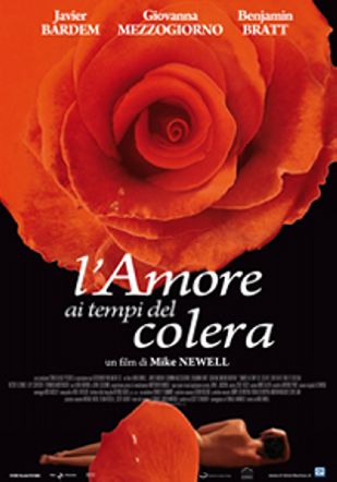 Locandina italiana L'amore ai tempi del colera 