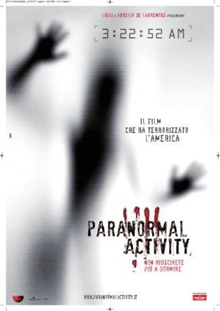 Locandina italiana Paranormal Activity 