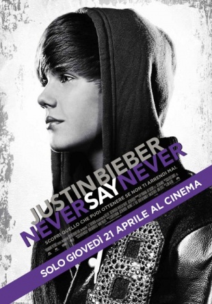 Locandina italiana Justin Bieber: Never Say Never 