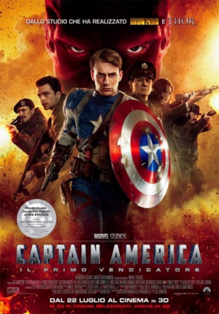 Locandina italiana Captain America: il primo vendicatore 