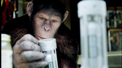 L'alba del pianeta delle scimmie - Andy Serkis 'Caesar' in una foto di scena - L'alba del pianeta delle scimmie