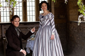Jane Eyre - Michael Fassbender 'Rochester' con Imogen Poots 'Blanche Ingram' in una foto di scena - Jane Eyre