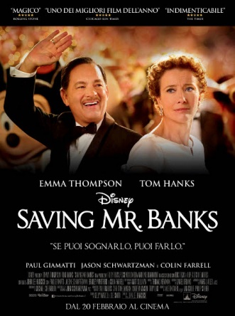 Locandina italiana Saving Mr. Banks 