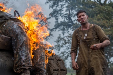 Fury - Jon Bernthal 'Grady (Coon-Ass) Travis' in una foto di scena - Fury