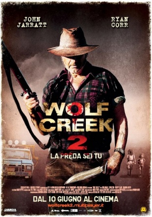 Locandina italiana Wolf Creek 2 - La preda sei tu 