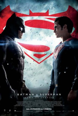 Locandina italiana Batman v Superman: Dawn of Justice 