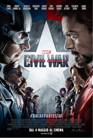 Locandina italiana Captain America: Civil War 