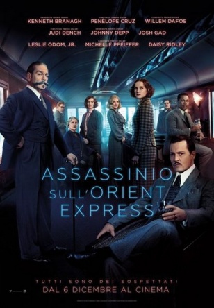Locandina italiana Assassinio sull'Orient Express 