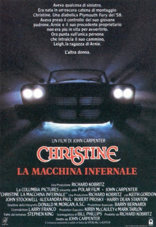 Locandina italiana Christine - La macchina infernale 