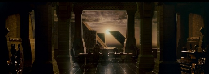 Blade Runner: The Final Cut - La 'Tyrell Corporation' in una foto di scena - Blade Runner: The Final Cut