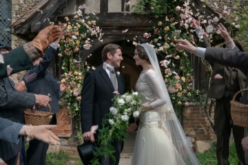 Downton Abbey 2: Una nuova era - Allen Leech 'Tom Branson' con Tuppence Middleton 'Lucy Smith' in una foto di scena - Downton Abbey 2: Una nuova era