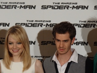 The Amazing Spider-Man - Emma Stone 'Gwen Stacy' con Andrew Garfield 'Peter Parker/Spider-Man' - The Amazing Spider-Man