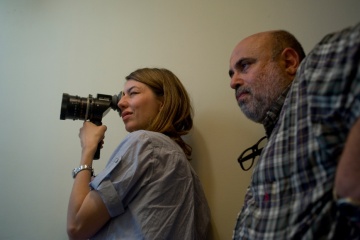 Somewhere - La regista Sofia Coppola e il direttore della fotografia Harris Savides sul set - Finch