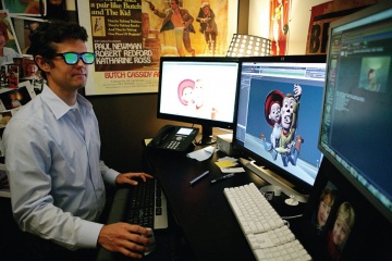Toy Story 3 - foto di Deborah Coleman.
Il supervisore degli effetti stereoscopici Bob Whitehill fotografato nel suo ufficio mentre lavora sulla versione 3D di Toy Story 2, il 18 settembre 2009 presso i 'Pixar Animation Studios' a Emeryville, in California.
© Disney/Pixar. All Rights Reserved. - Il segreto
