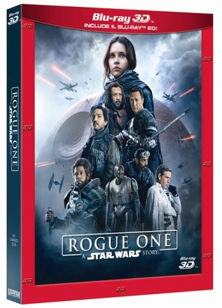 Locandina italiana DVD e BLU RAY Rogue One: A Star Wars Story 