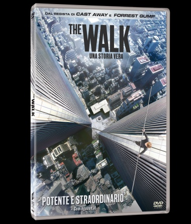 Locandina italiana DVD e BLU RAY The Walk 