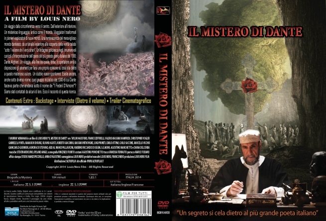 Locandina italiana DVD e BLU RAY Il mistero di Dante 