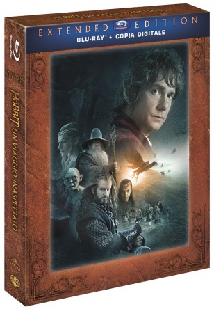 Locandina italiana DVD e BLU RAY Lo Hobbit: un viaggio inaspettato 