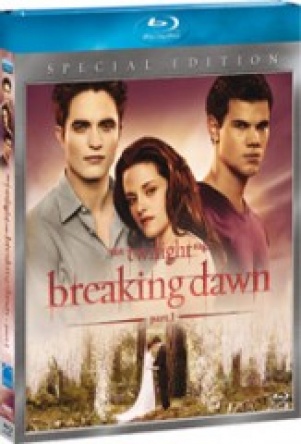 Locandina italiana DVD e BLU RAY The Twilight Saga: Breaking Dawn - Parte 1 