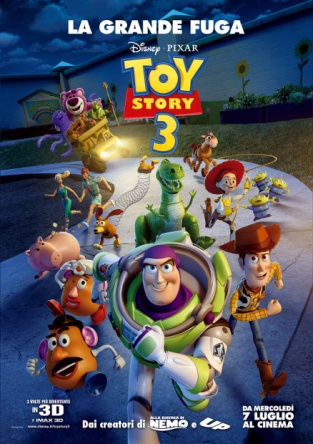 Locandina italiana Toy Story 3 - La grande fuga 