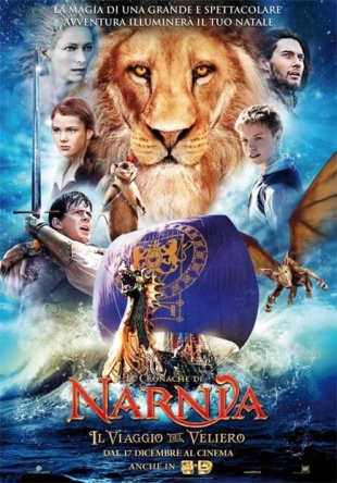 Locandina italiana Le Cronache di Narnia - Il viaggio del veliero 