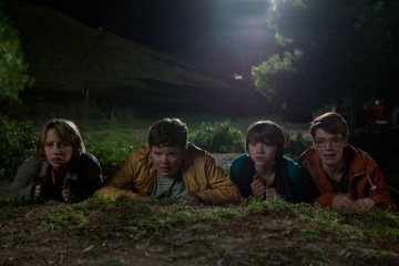 Super 8 - Ryan Lee 'Cary', Riley Griffiths 'Charles', Joel Courtney 'Joe Lamb' e Gabriel Basso 'Martin' in una foto di scena - Photo Credit: Francois Duhamel.
Copyright © 2011 PARAMOUNT PICTURES. All Rights Reserved. - Super 8