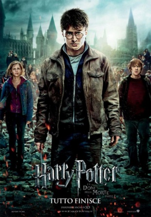 Locandina italiana Harry Potter e i doni della morte: Parte II 