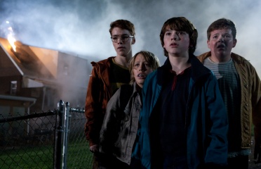 Super 8 - Gabriel Basso 'Martin', Ryan Lee 'Cary', Joel Courtney 'Joe Lamb' e Riley Griffiths 'Charles' in una foto di scena - Photo Credit: Francois Duhamel.
Copyright © 2011 PARAMOUNT PICTURES. All Rights Reserved. - Super 8