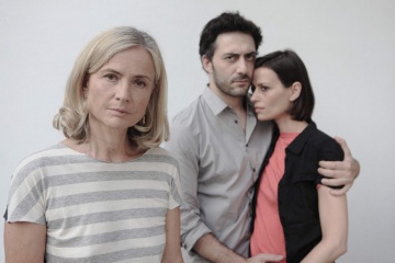 Quando la notte - (L to R): la regista Cristina Comencini, Filippo Timi 'Manfred' e Claudia Pandolfi 'Marina' in una foto promozionale - Quando la notte