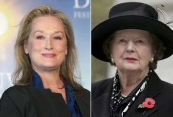 The Iron Lady - (L to R): Meryl Streep 'Margareth 'Maggie' Thatcher' e la vera Margareth Thatcher - The Iron Lady