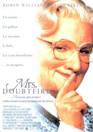 Locandina italiana Mrs. Doubtfire - Mammo per sempre 