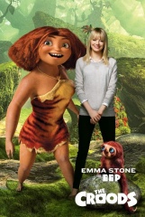 I Croods - Emma Stone è la voce originale di 'Eep' - I Croods
