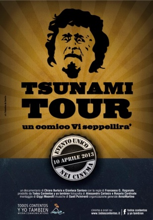 Locandina italiana Tsunami Tour 