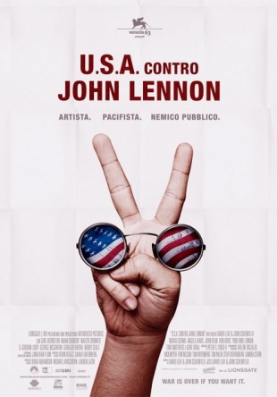 Locandina italiana USA contro John Lennon 