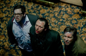 La fine del mondo - (L to R): Nick Frost 'Andy Knight', Simon Pegg 'Gary King' e Paddy Considine 'Steven' in una foto di scena - La fine del mondo