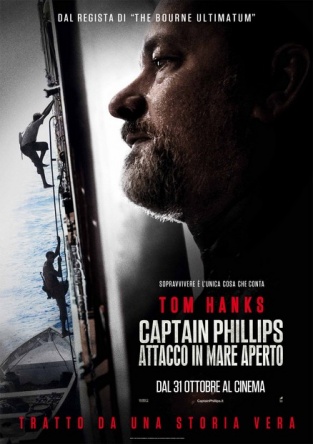 Locandina italiana Captain Phillips - Attacco in mare aperto 