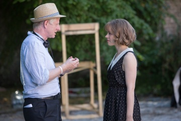Questione di tempo - Il regista Richard Curtis con Rachel McAdams 'Mary' sul set - Questione di tempo