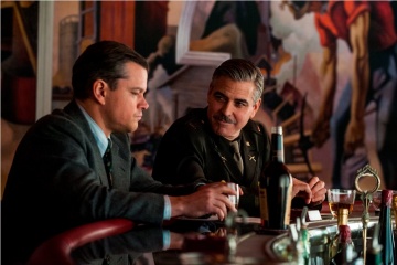 Monuments Men - (L to R): Matt Damon 'James Granger' e George Clooney 'Frank Stokes' in una foto di scena - Monuments Men