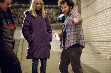 Synecdoche, New York - Michelle Williams 'Claire Keen' col regista Charlie Kaufman sul set - Synecdoche, New York
