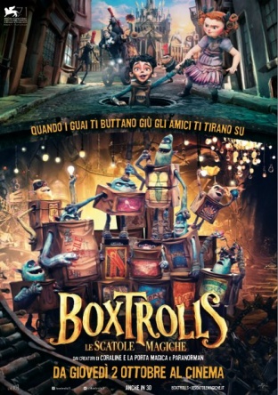 Locandina italiana Boxtrolls - Le scatole magiche 